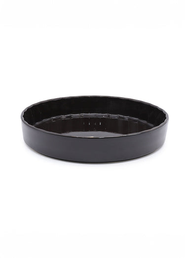Tourtière 28cm céramique, foncé Noir