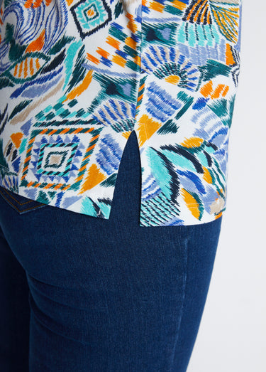 T-shirt long manches courtes Multicolore