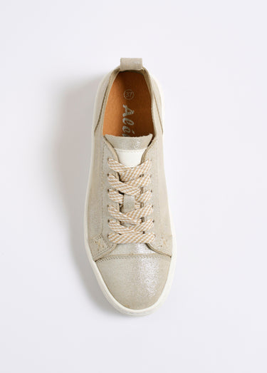 Baskets semelle compensée, lacets fantaisie Dore