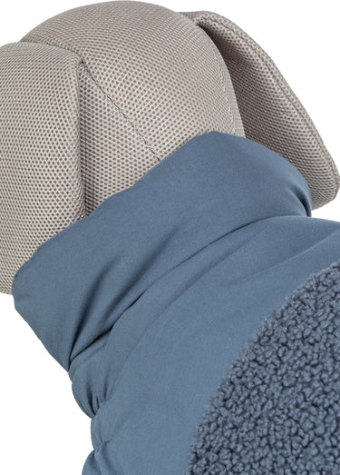 Manteau chaud déperlant pour chien Bleu