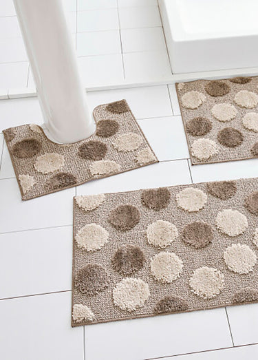 Tapis de bain absorbant antidérapant Beige