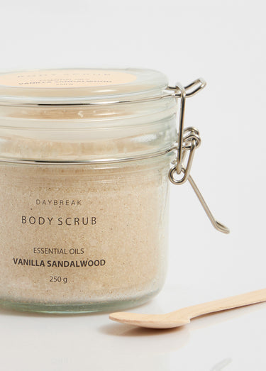 Gommage corps aux huiles essentielles Vanille santal