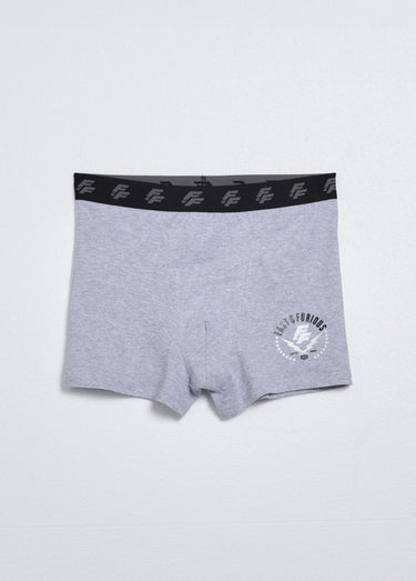 Boxer en coton, licence Fast and Furious Gris Clair
