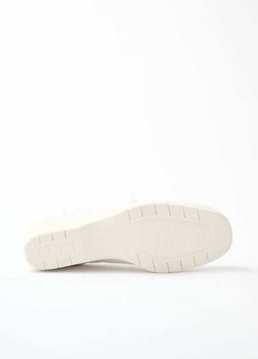 Derbies détente largeur confort cuir Blanc