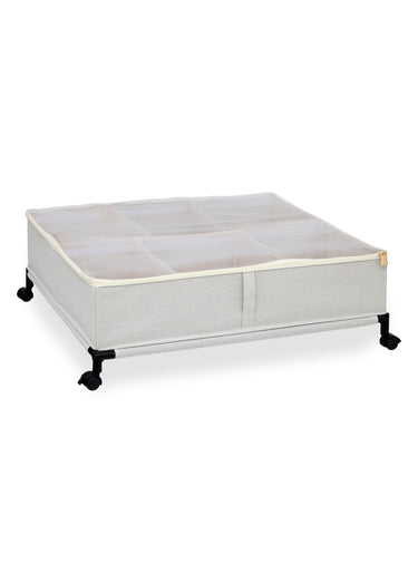 Housse de rangement à roulettes, 66x60cm Beige