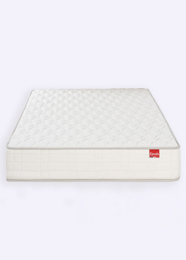 Ensemble Matelas ferme à ressorts + Sommier tapissier 16cm Gris