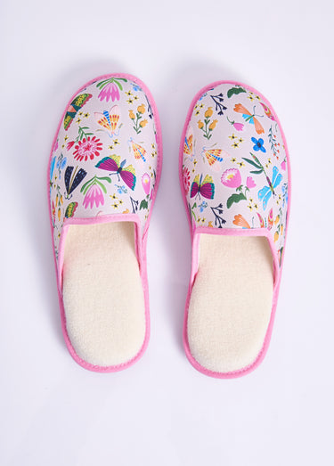 Chaussons mules souples largeur confort Beige