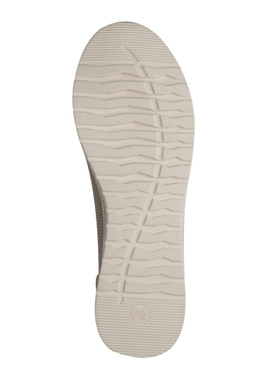 Ballerines compensées en maille mesh Beige