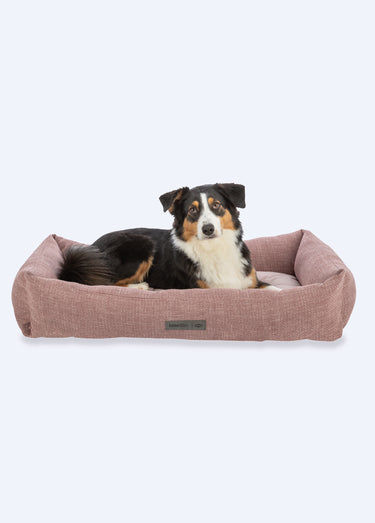 Lit bord tissu VIVIANA, pour animaux Vieux Rose