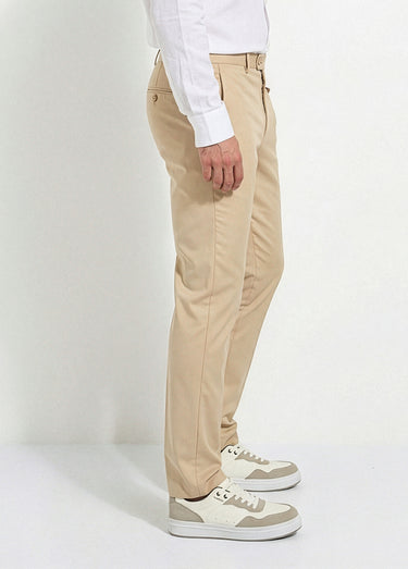 Pantalon de costume uni beige Beige
