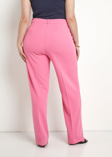 Pantalon fluide large Rose