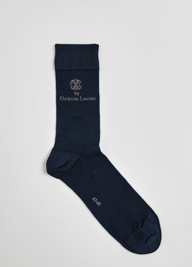 Chaussettes coton mercerisé majoritaire Bleu
