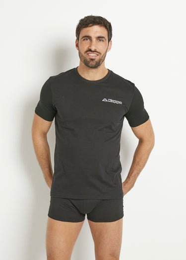 Ensemble T-shirt + boxer Noir
