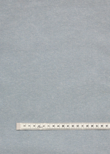 Coupon tissu coton épais style chambray Bleu
