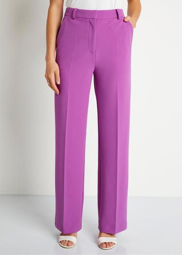 Pantalon fluide large Violet