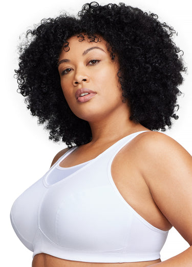 Brassière Sport anti-rebondissements Blanc