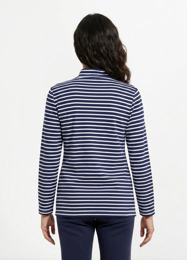 Veste zippée détente col montant Raye Marine