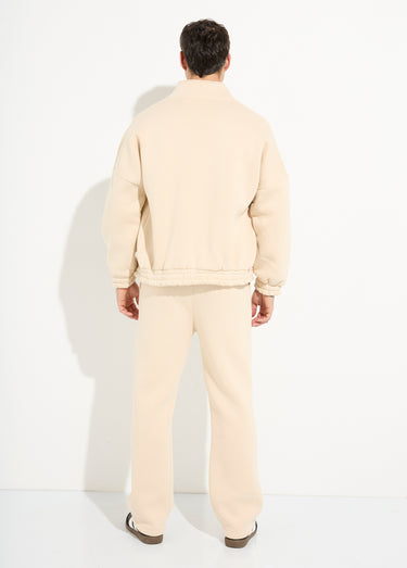 Ensemble détente chaud en molleton gratté Beige