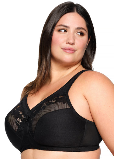 Soutien-gorge MagicLift Minimiseur Sans Armatures pour Grandes Tailles et Formes Généreuses n°1003 Noir