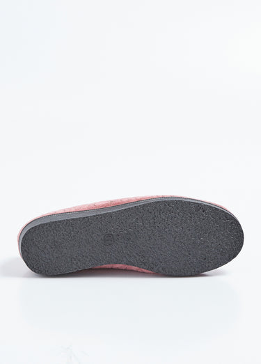 Chaussons élastiqués grande largeur Rose