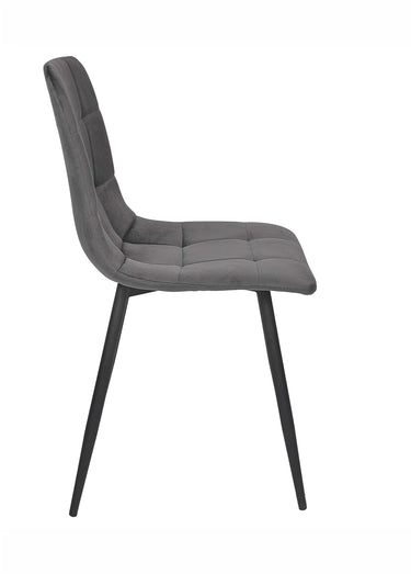 Set 4 Chaises MATEO Gris
