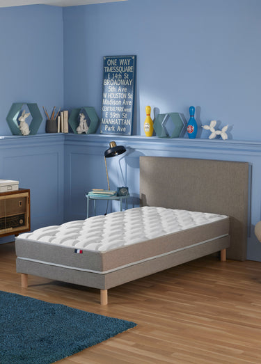 Matelas mousse à mémoire de forme, haut. 15/16cm Blanc