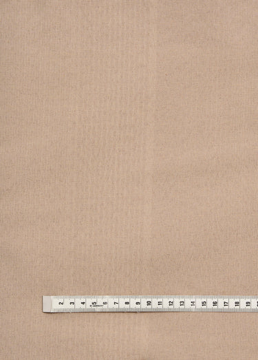 Coupon de tissu faux uni rayures fines Beige