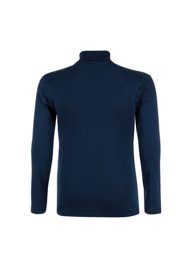 T-shirt homme à col roulé Marine