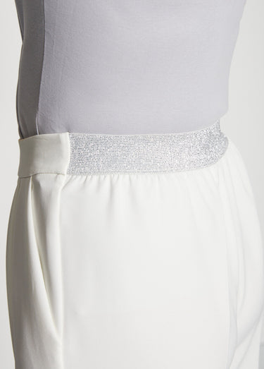 Pantalon uni large et fluide Naturel