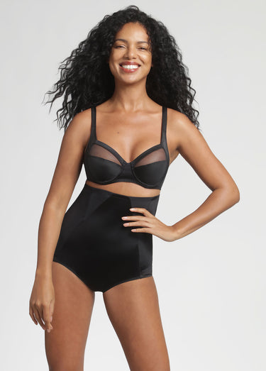 Gaine-culotte serre-taille maintien Noir