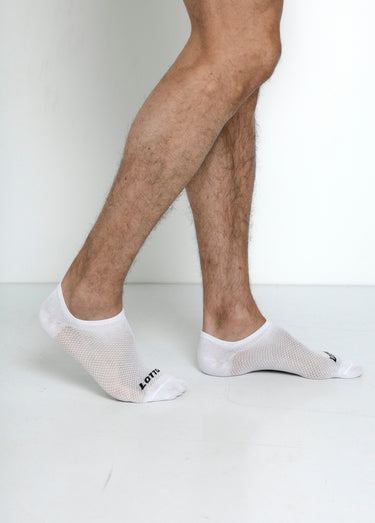 Socquettes de sport avec logo Blanc