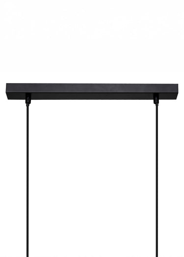 Suspension tendance métal 5 lampes JAKE Noir