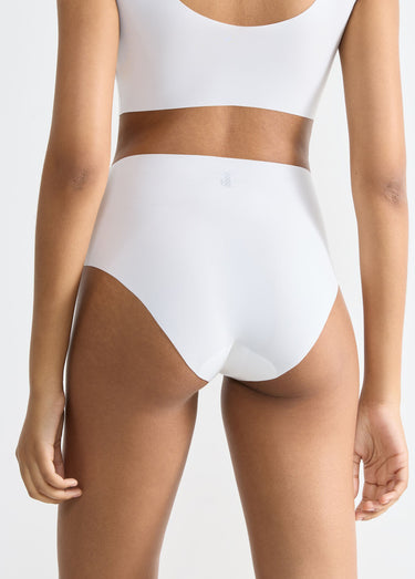 Culotte taille haute invisible Blanc