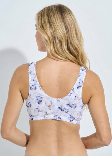 Soutien-gorge brassière ouvert devant Lavande