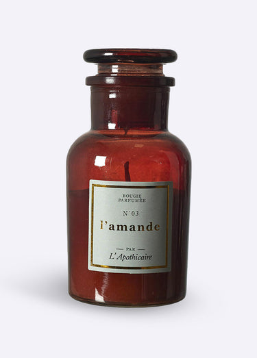 Bougie parfumée rétro verre teinté, 11cm Vert