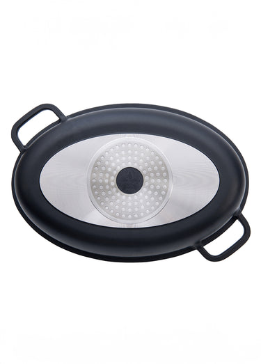 Braisière ovale 38cm céramique tous feux antiadhésive Alizée Noir