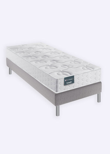Matelas ferme latex 7 zones haute résilience, haut. 18cm Blanc