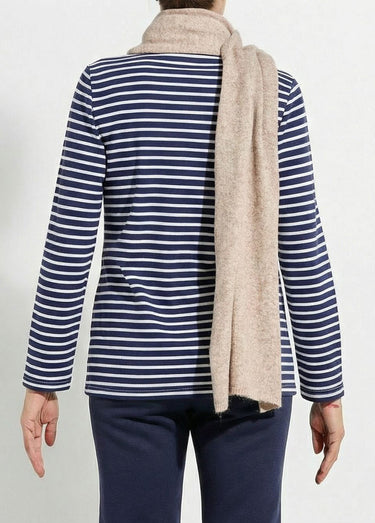 Écharpe en maille chaude avec laine Beige Chine