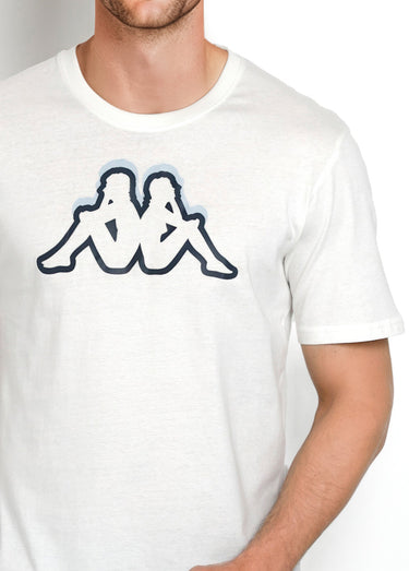 Pyjama manches courtes avec short Blanc/Gris