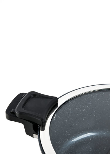 Cuiseur 28cm Temps de cuisson rapide Noir
