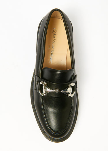 Mocassins à semelle crantée mors métal Noir