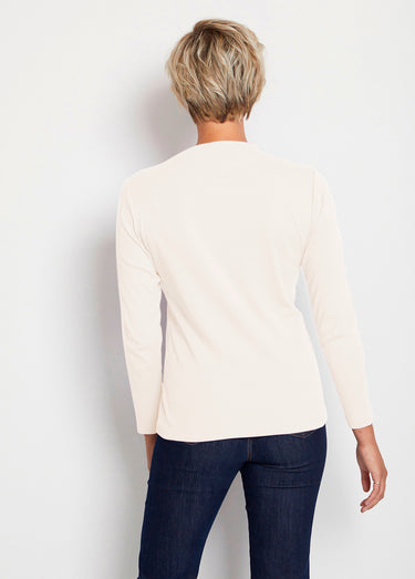 Sous-pull long souple maille douce Uni naturel