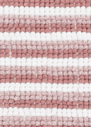 Tapis de bain antidérapant en chenille Rose