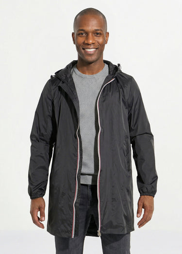 Parka longue déperlante tendance Noir