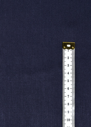 Coupon tissu habillement percale, 2M Marine