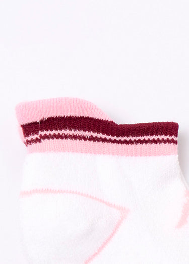 Lot de 2 Socquettes logo, assorti Rose Lot 2