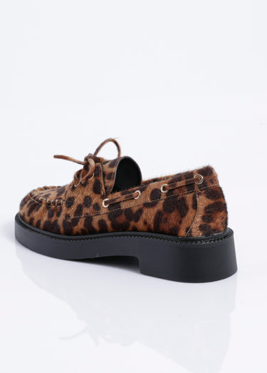 Mocassins tendance avec semelle épaisse Leopard