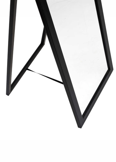 Miroir psyché 122cm, piètement foncé Noir