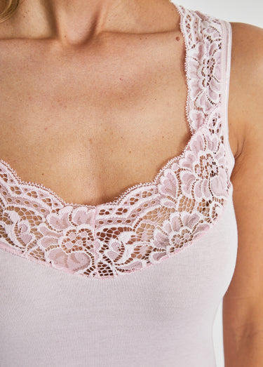 Maillot de corps sans manches - lot de 2 Rose Lot2