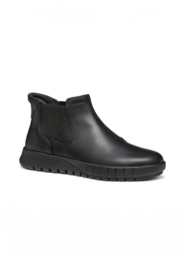 Boots Chelsea avec semelle crantée Noir